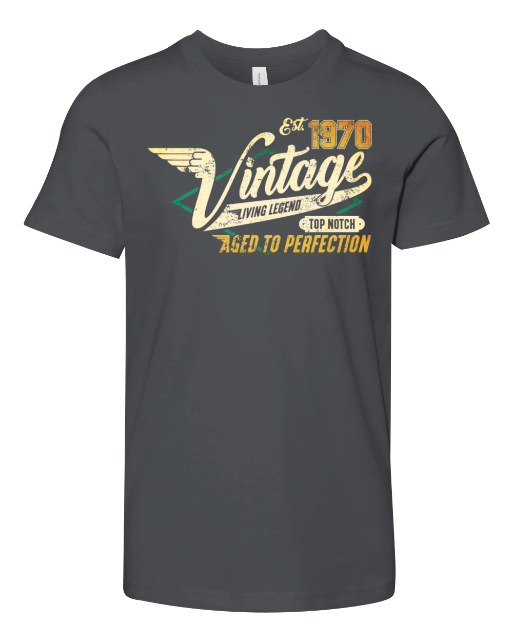 Vintage 1970 birthday gifts for men women bday Youth Unisex Jersey Tee