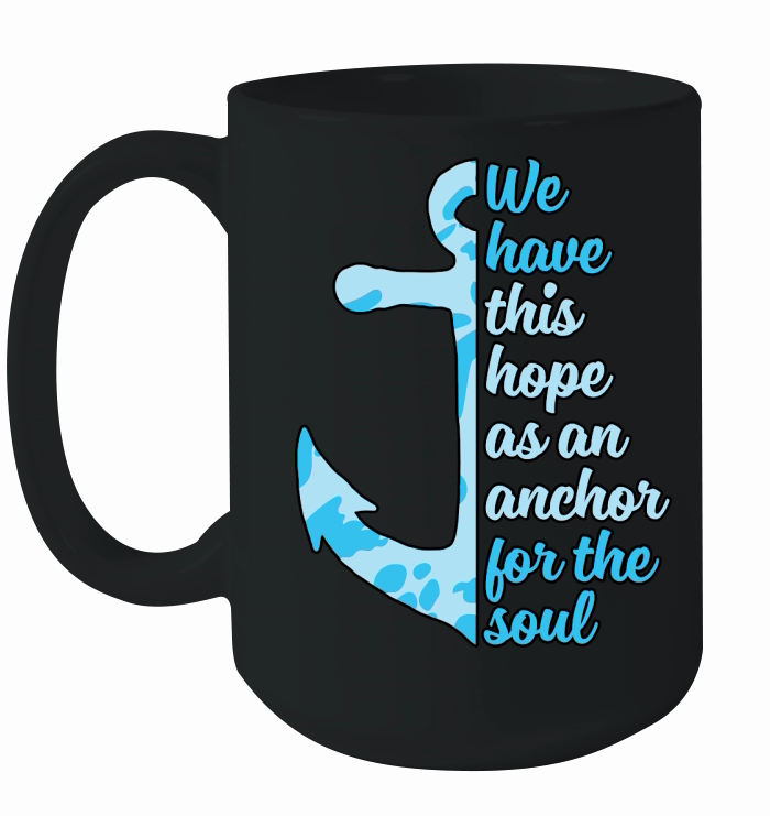 Christian Anchor For Soul Hope Ceramic Mug