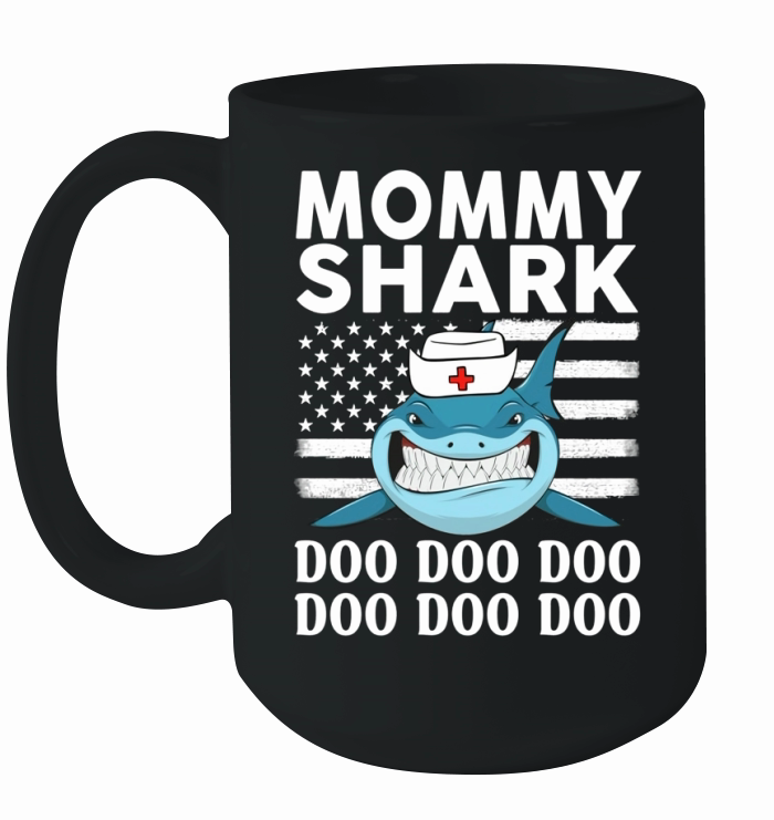 Mommy Shark Nurse Ceramic Mug