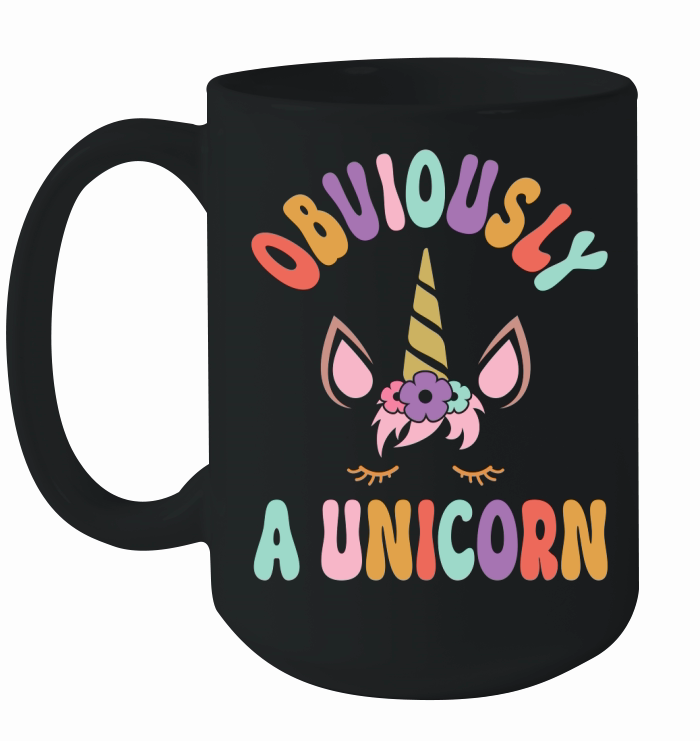 Obviously A Unicorn Ceramic Mug