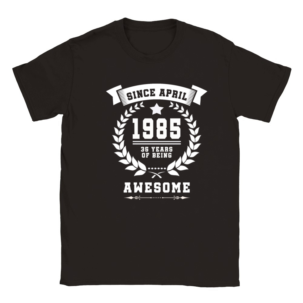 awesome since 1985 Classic Kids Crewneck T-shirt