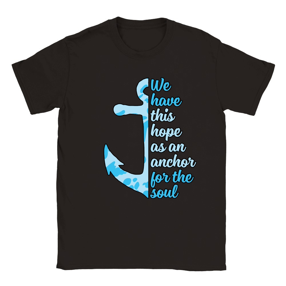 Christian Anchor For Soul Hope Classic Kids Crewneck T-shirt