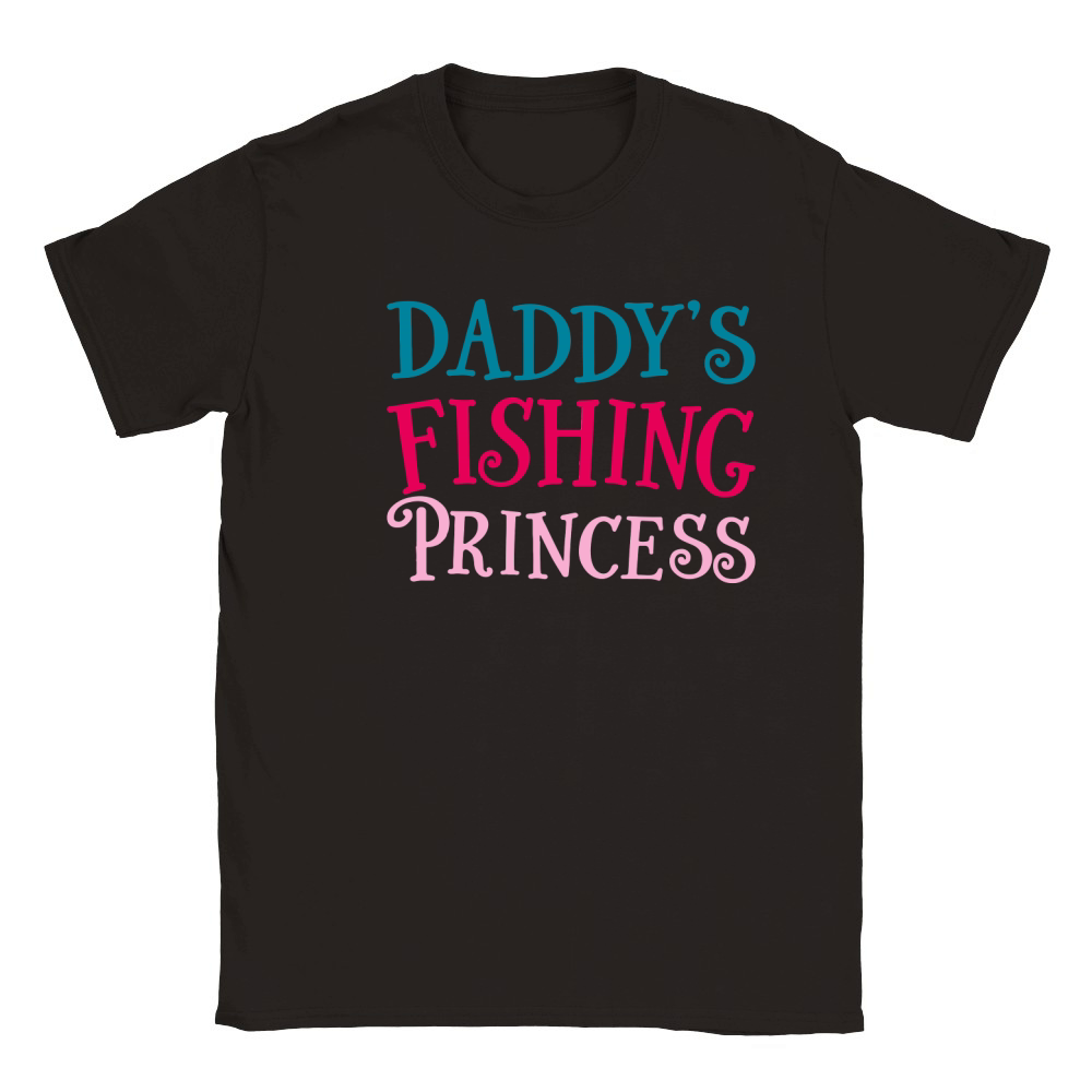 Daddys fishing princess Classic Kids Crewneck T-shirt