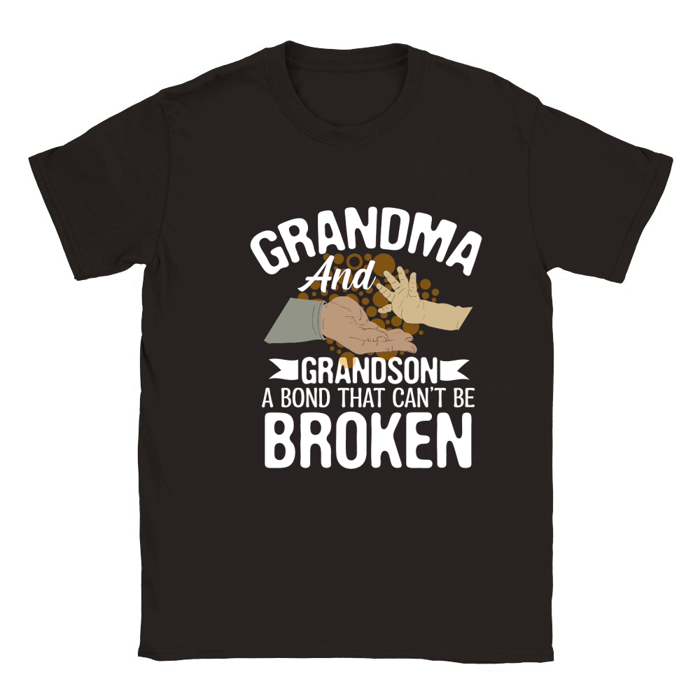 Grandma and Grandson a Bond That Cant be broken Classic Kids Crewneck T-shirt