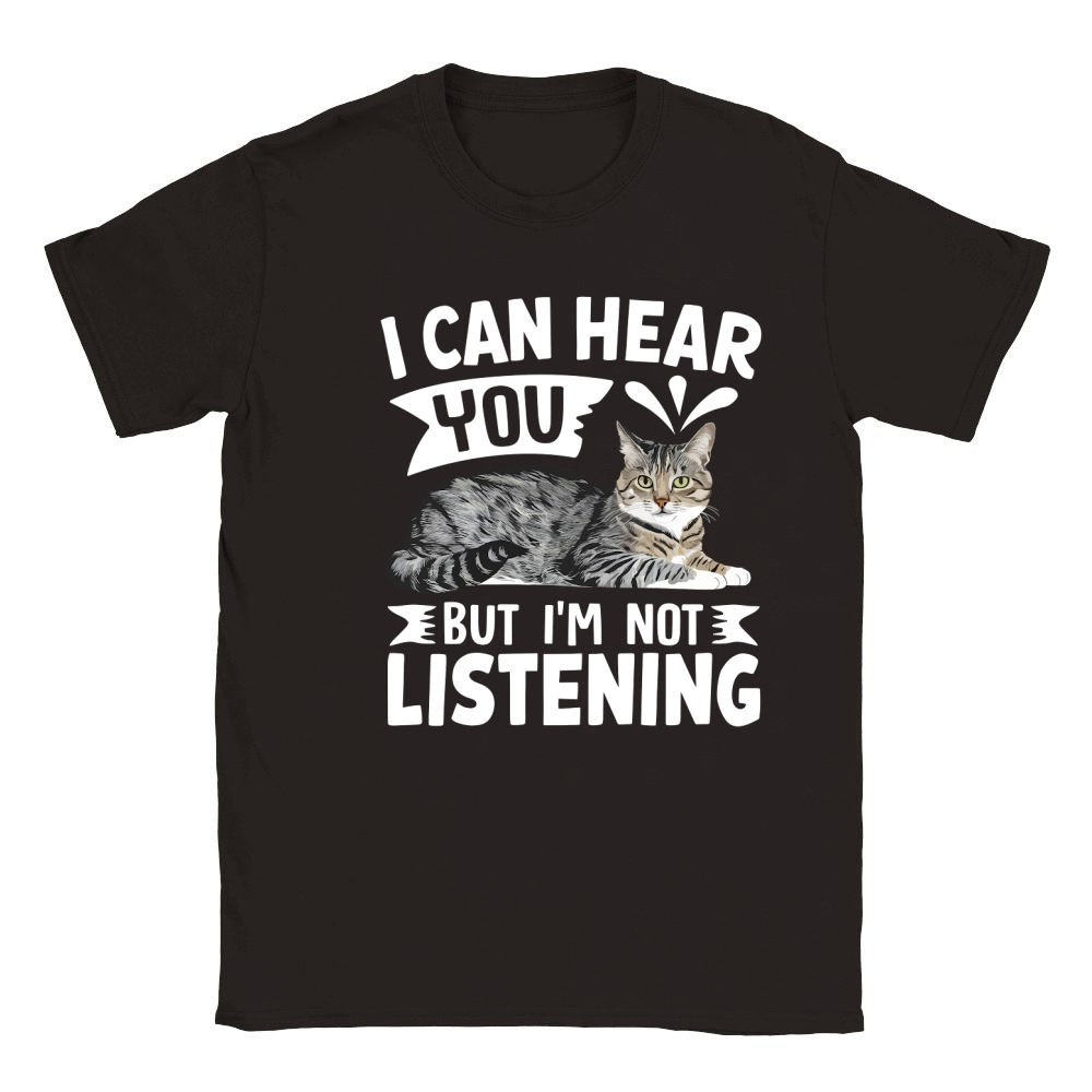 I Can Hear You But Im Not Listening Classic Kids Crewneck T-shirt