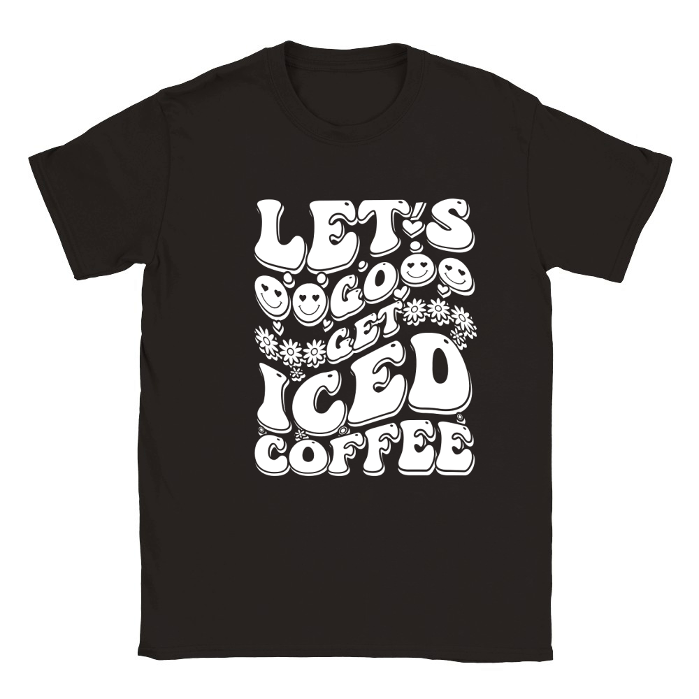 lets go get iced coffee 02 Classic Kids Crewneck T-shirt