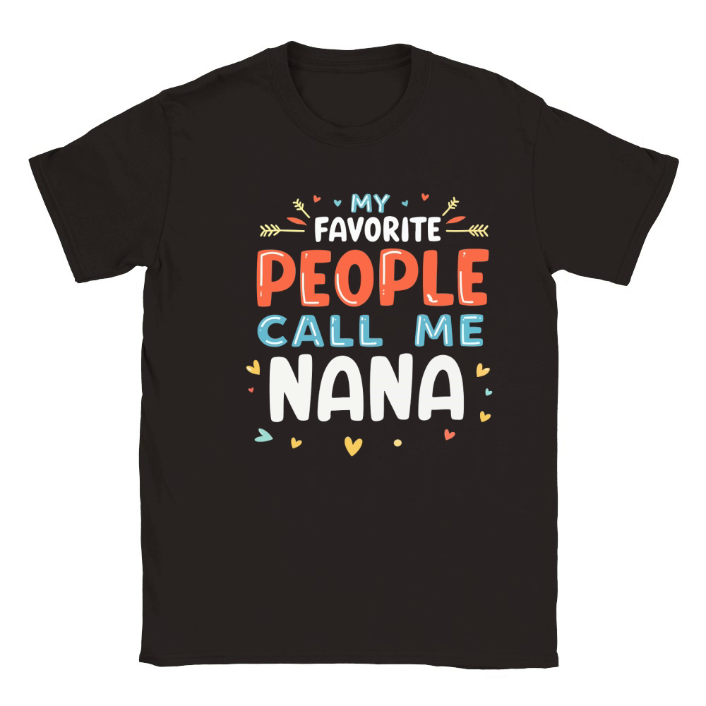 My favorite people call me nana 02 Classic Kids Crewneck T-shirt