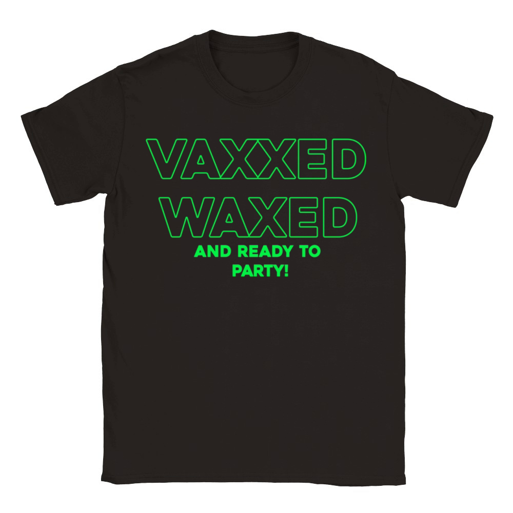 Vaxxed Waxed and Ready To Party Classic Kids Crewneck T-shirt