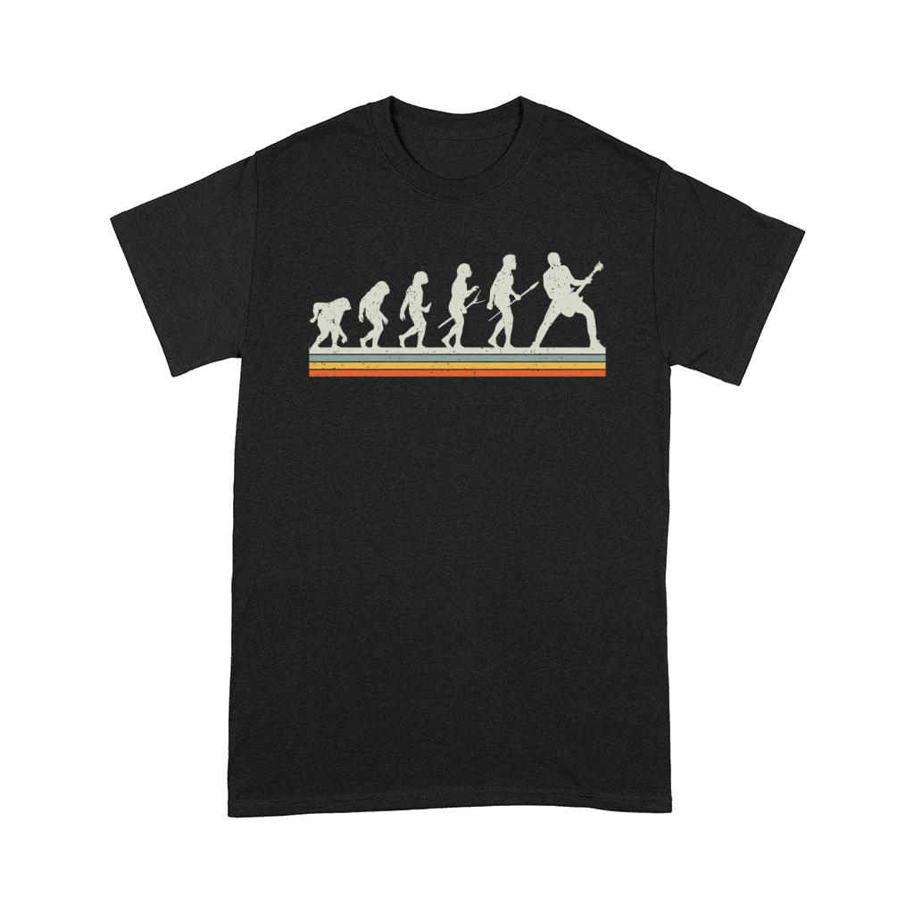 Guitar Player Evolution Funny Guitarist Vintage Comfort T-shirt