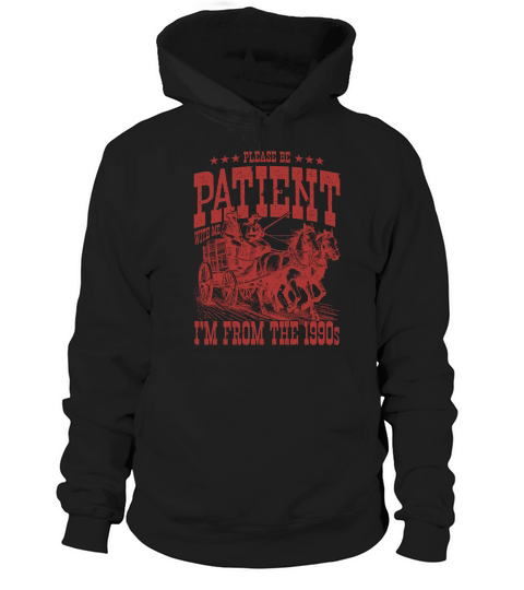Im From The 1900s Cowboy Western L Red Hoodie Unisex