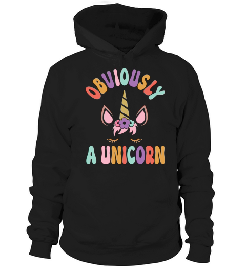 Obviously A Unicorn Hoodie Unisex