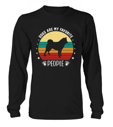 Dogs are my Favorite People Long sleeved Unisex