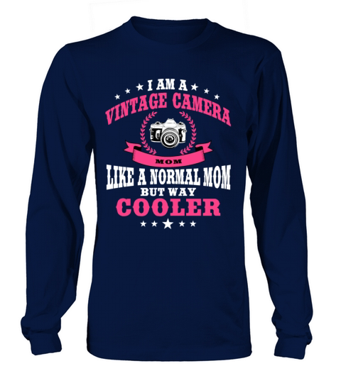 Vintage Camera Mom Long sleeved Unisex