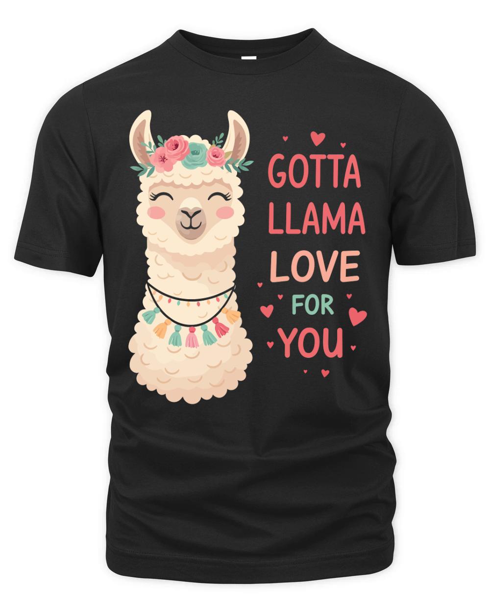 Gotta llama love for you Organic Unisex T-shirt