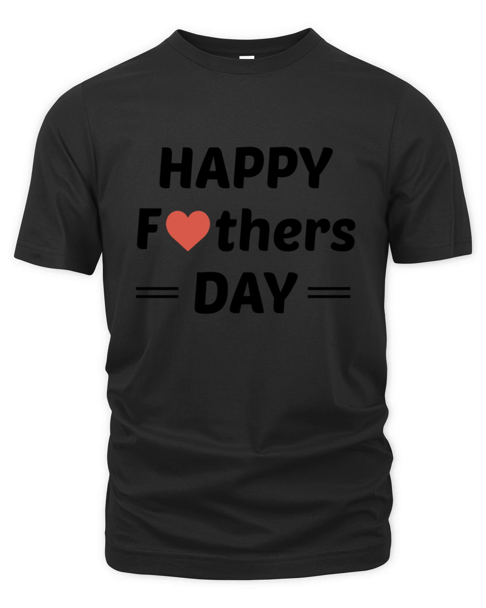 Happy Fathers Day Design Organic Unisex T-shirt