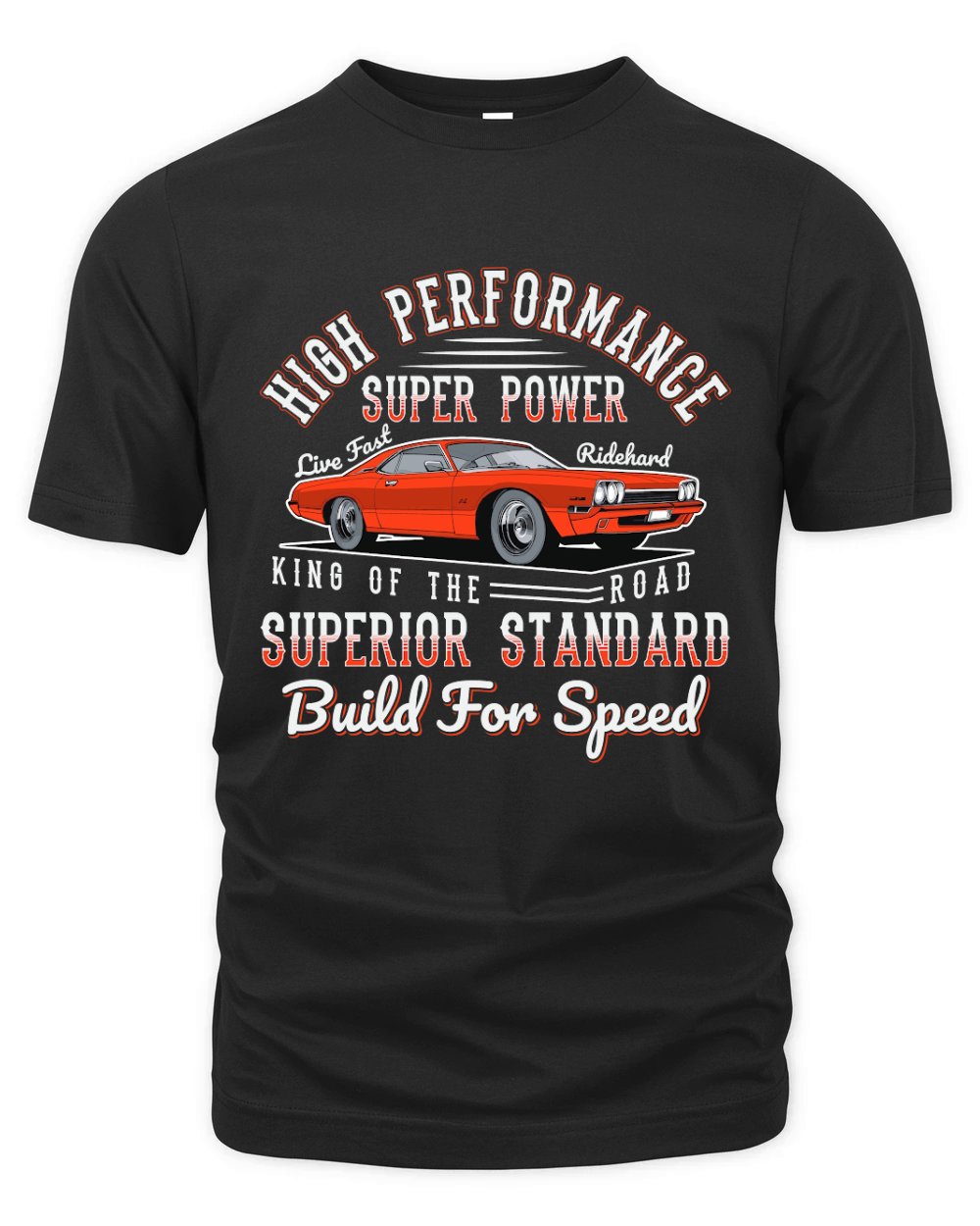 High Performance super power car Organic Unisex T-shirt