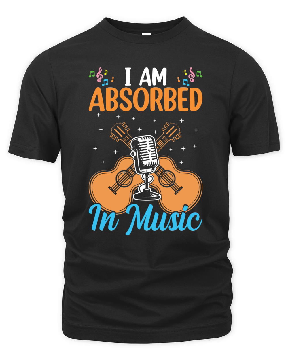 I am ABSORBED IN MUSIC Organic Unisex T-shirt
