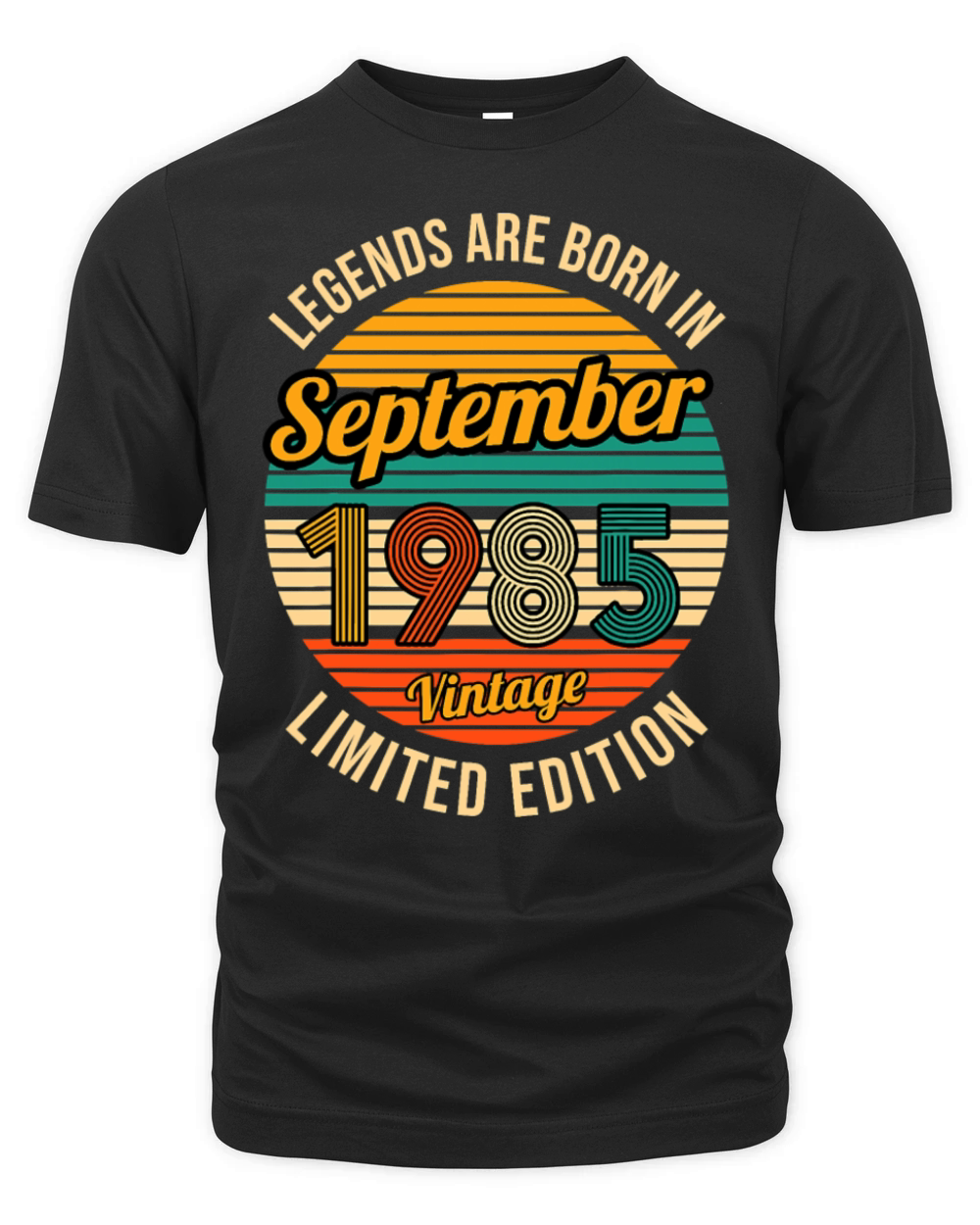 Legends were born in September 1985 36th Birthday Organic Unisex T-shirt