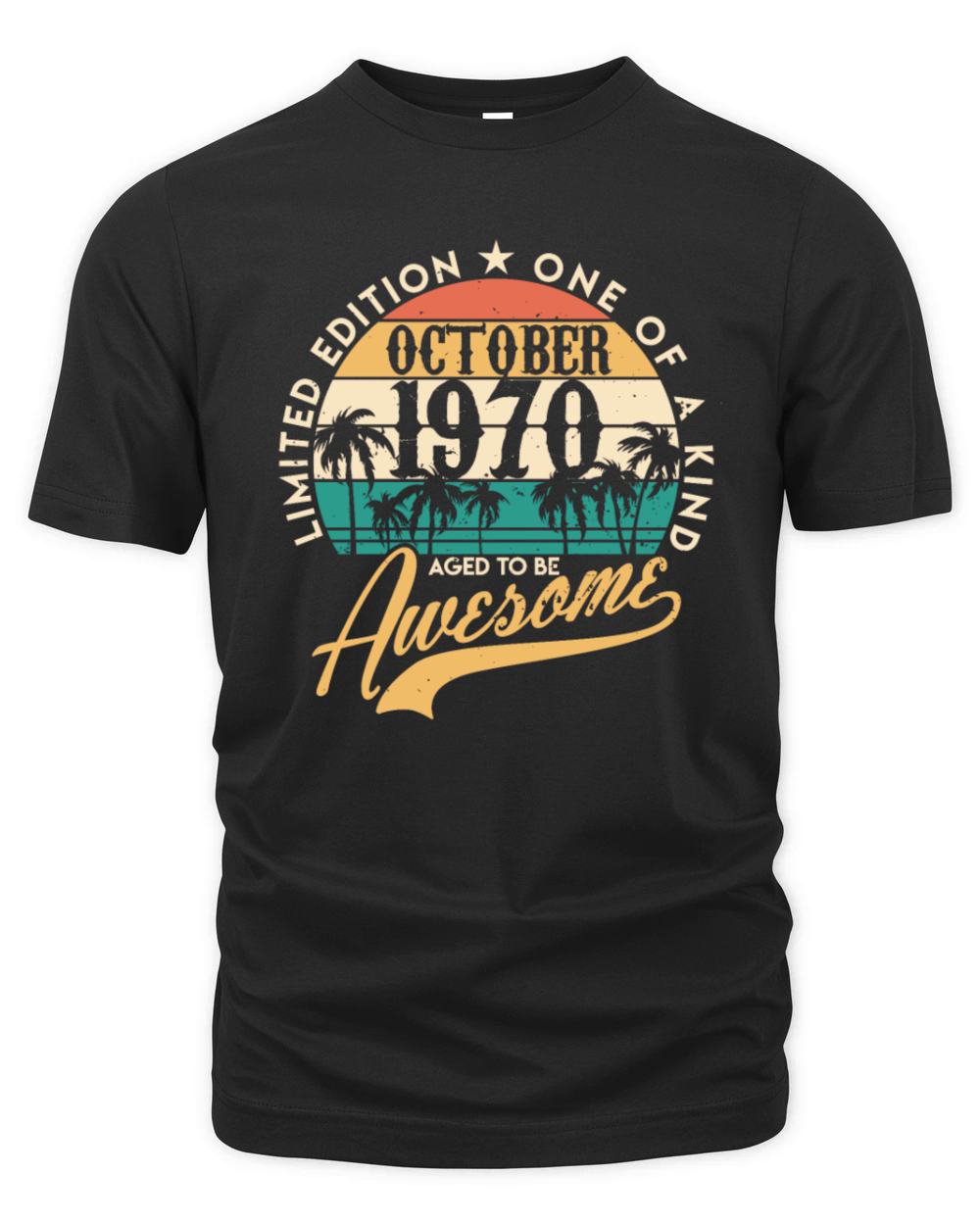 October 1970 birthday gifts for men women Vintage Organic Unisex T-shirt