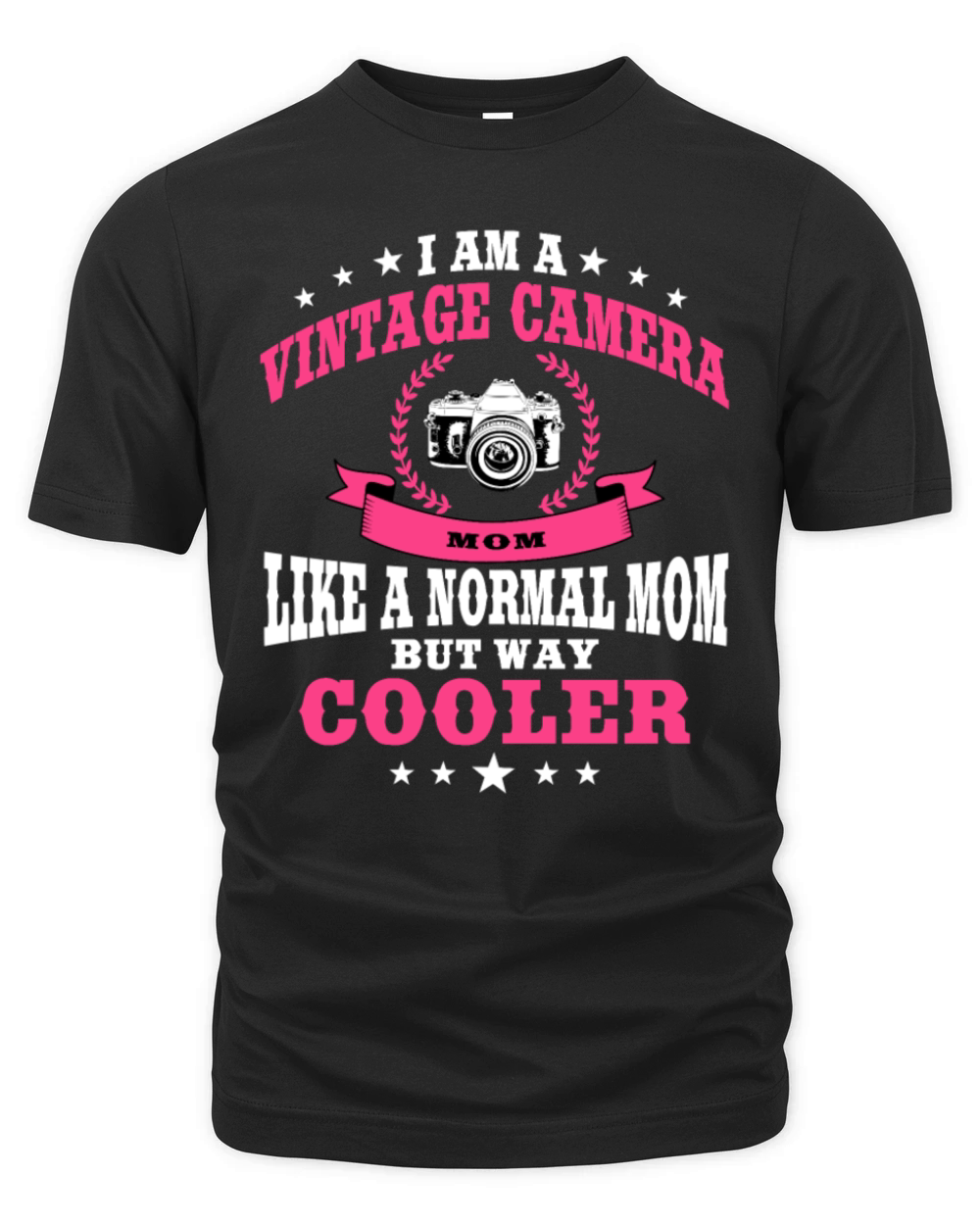 Vintage Camera Mom Organic Unisex T-shirt