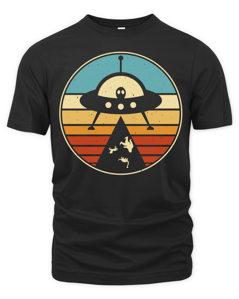 Vintage UFO Alien 20 Organic Unisex T-shirt