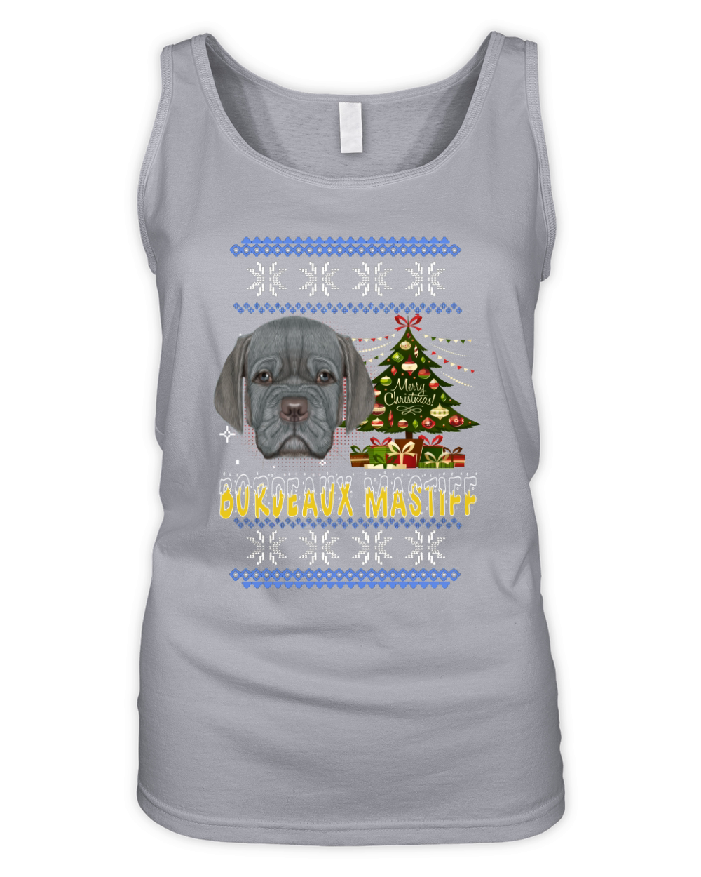 Bordeaux Mastiff Christmas Day Organic Women's Tank Top