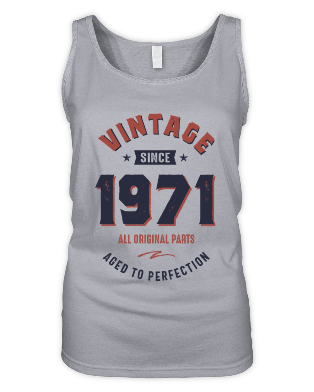 Born in 1971 Birthday Organic Women's Tank Top