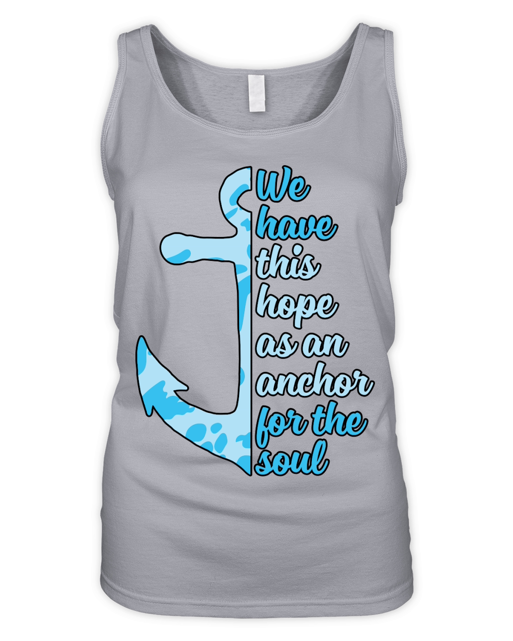 Christian Anchor For Soul Hope Organic Women's Tank Top