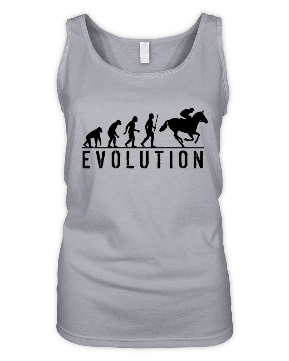 Evolution Horse Racing Jockey Organic Women's Tank Top