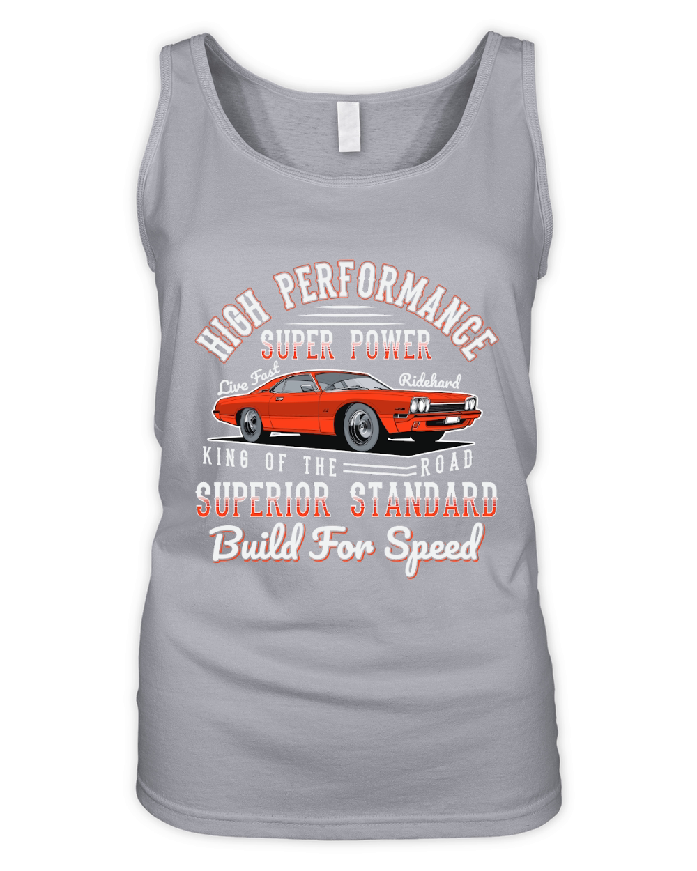 High Performance super power car Organic Women's Tank Top