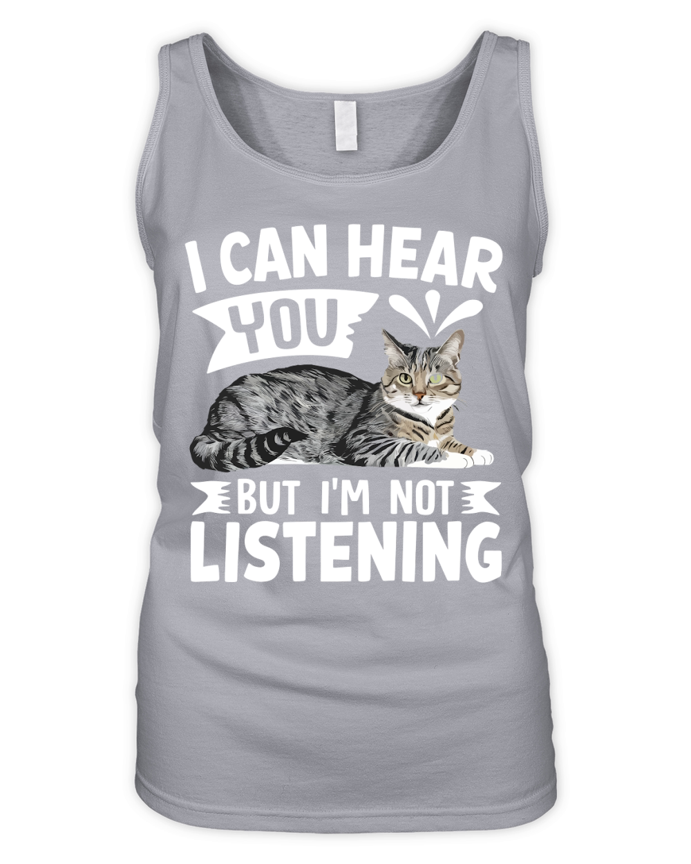 I Can Hear You But Im Not Listening Organic Women's Tank Top