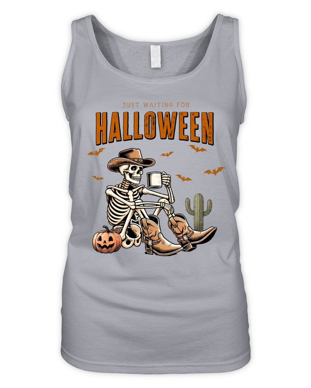 Just Waiting for Halloween Organic Women's Tank Top