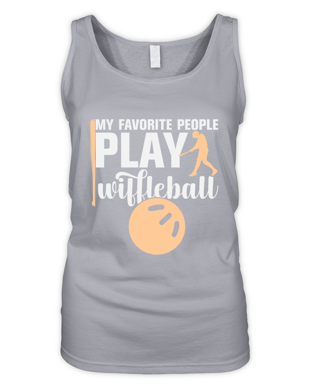 My Favorite People Play Wiffleball Organic Women's Tank Top