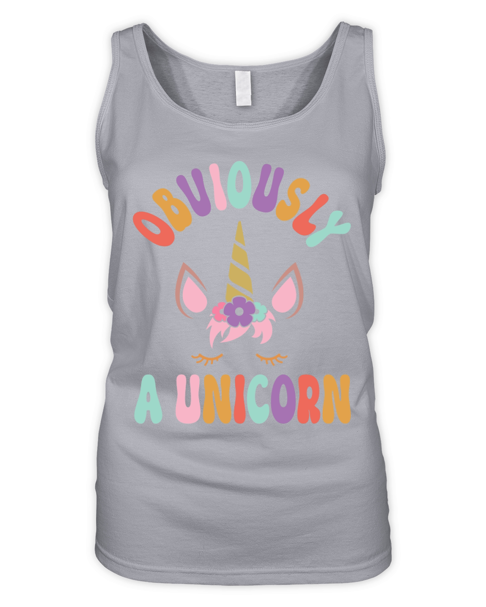 Obviously A Unicorn Organic Women's Tank Top