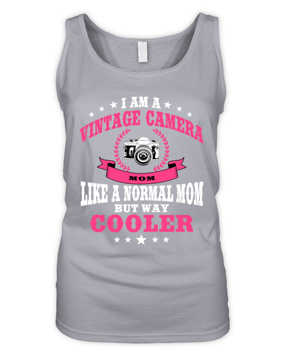 Vintage Camera Mom Organic Women's Tank Top