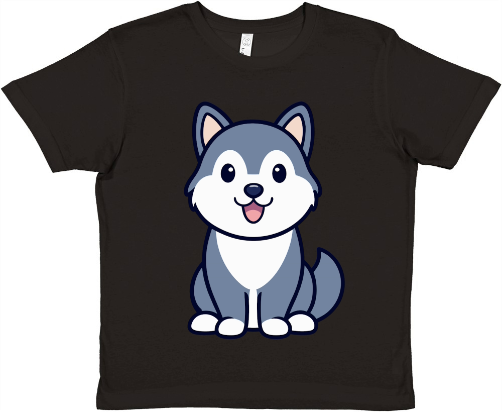 Alaskan Malamute Premium Kids Crewneck T-shirt