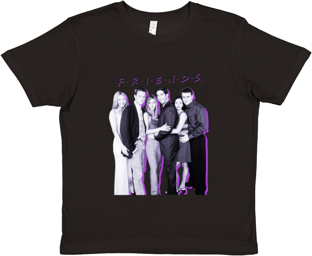 Friends Vintage Premium Kids Crewneck T-shirt