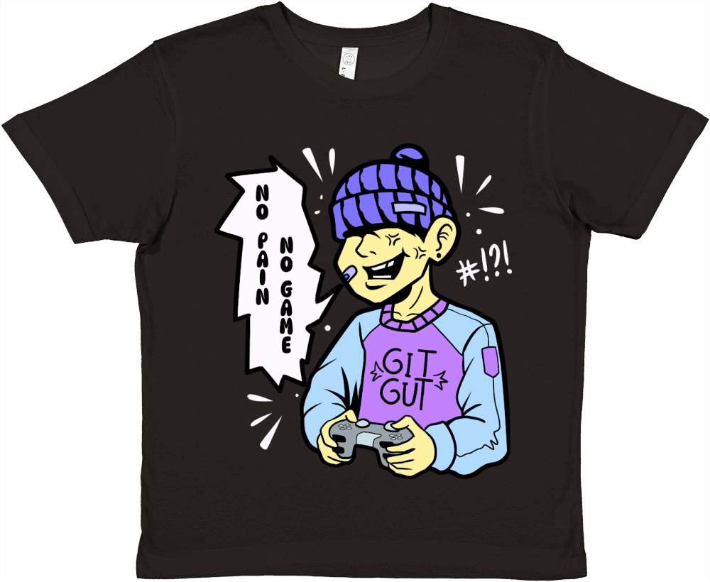 No Pain, No Game Premium Kids Crewneck T-shirt