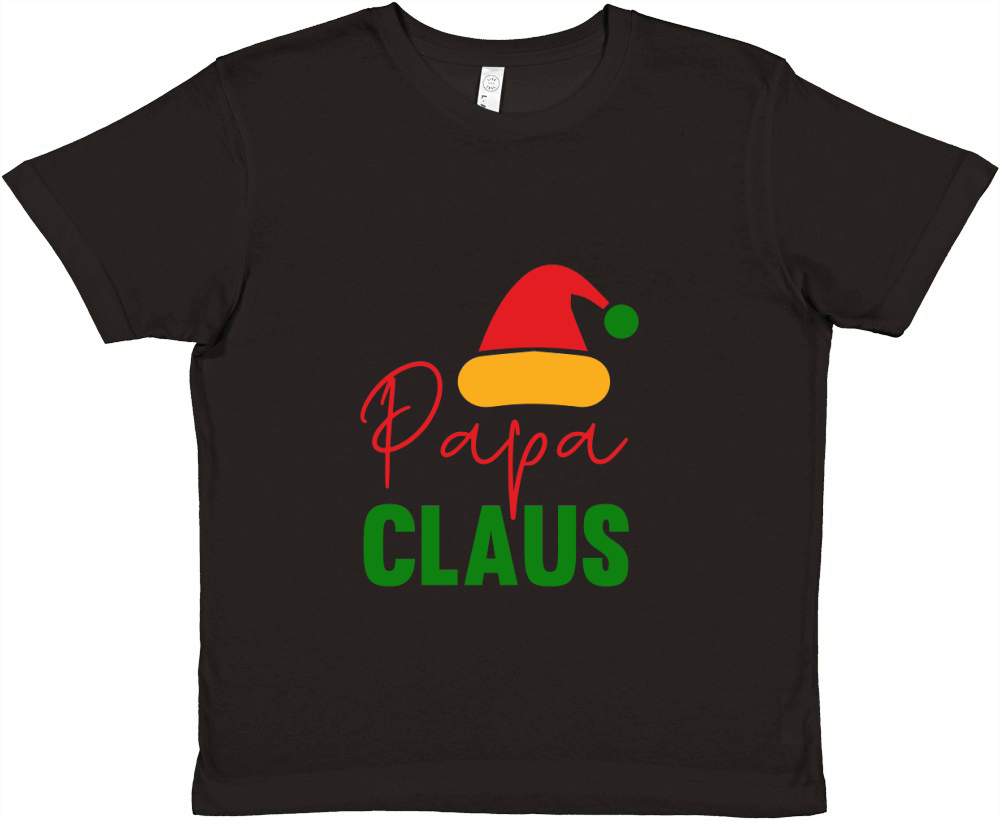 Papa Claus Premium Kids Crewneck T-shirt
