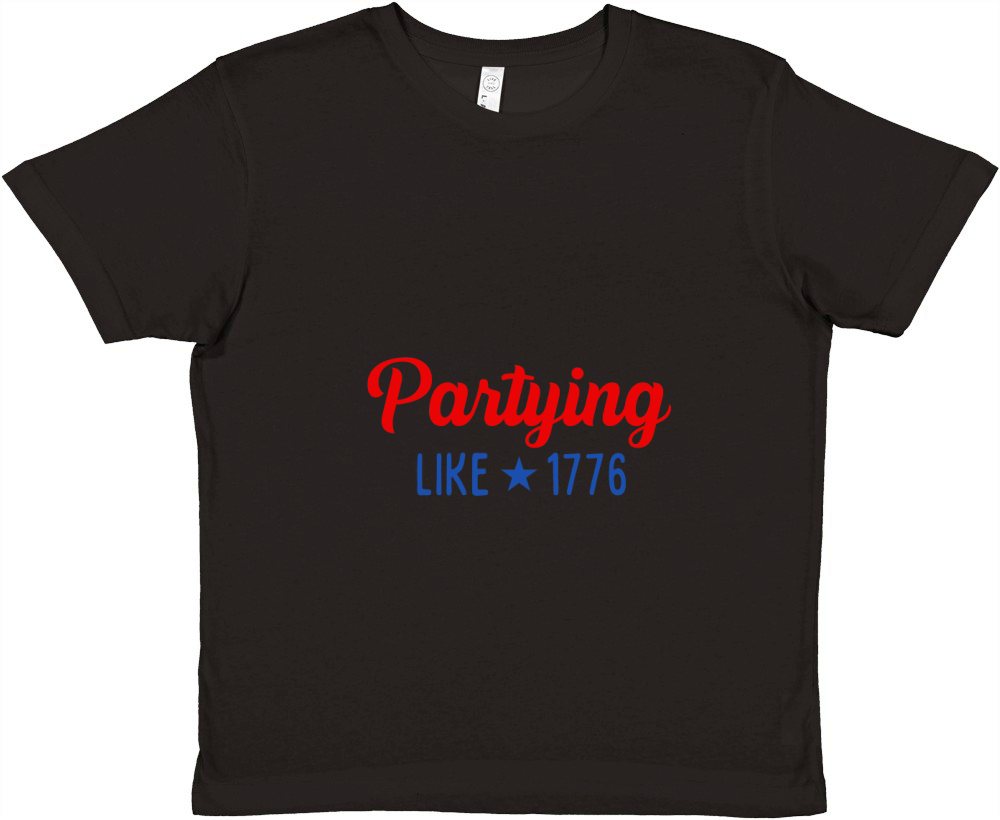 Partying Like 1776 Premium Kids Crewneck T-shirt