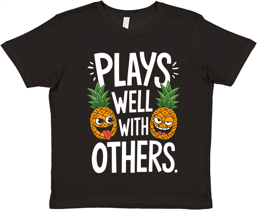Play Well With Others Premium Kids Crewneck T-shirt