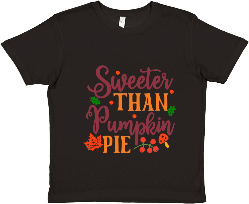 Sweeter Than Pumpkin Pie Premium Kids Crewneck T-shirt