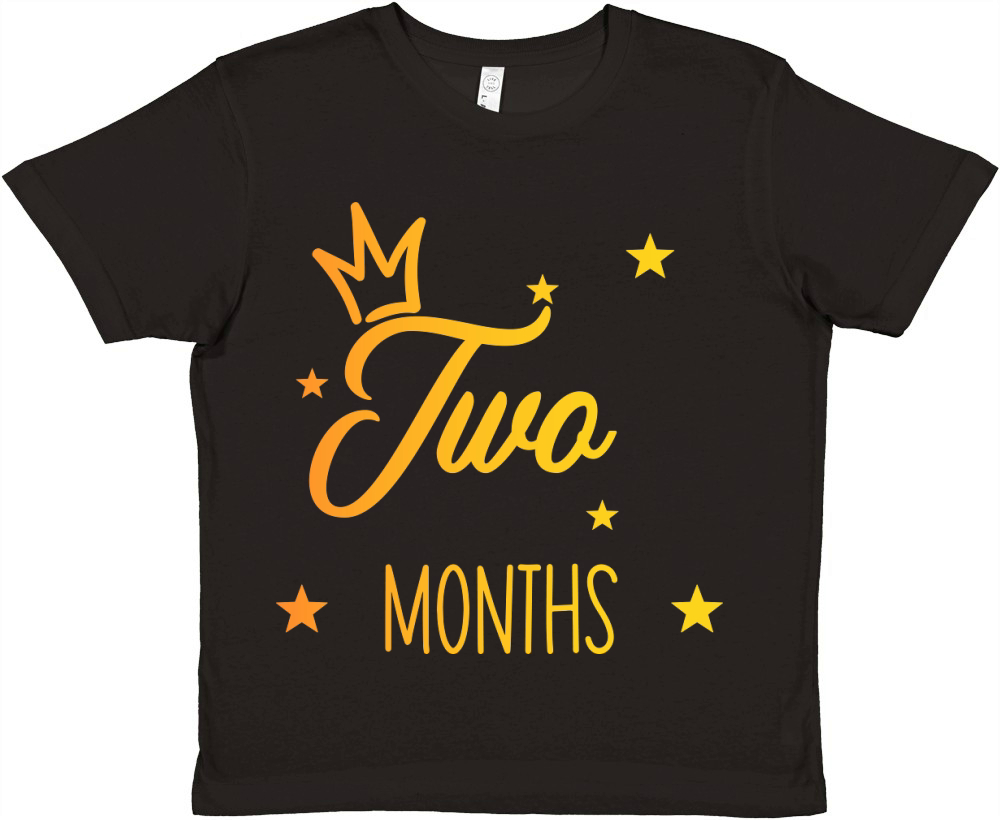 Two Months Premium Kids Crewneck T-shirt