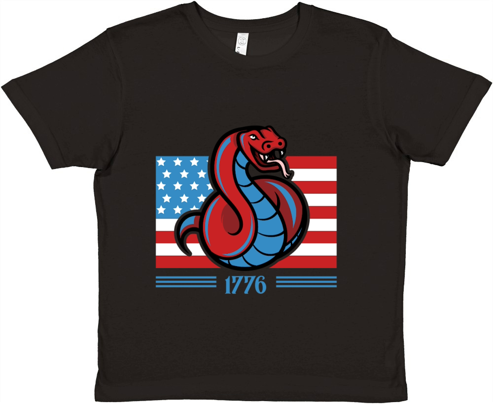Vintage 4th July 1776 02 Premium Kids Crewneck T-shirt