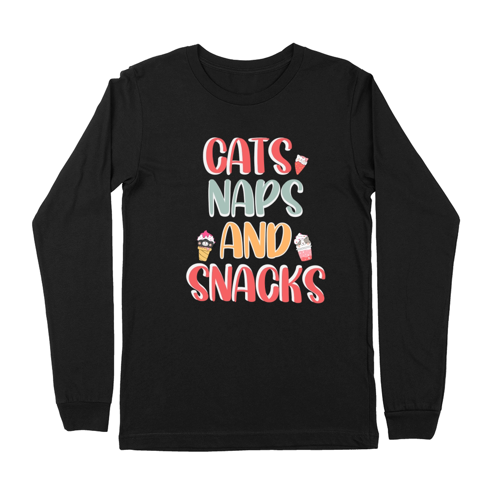 Cats, naps and snacks.1 Premium Long Sleeve