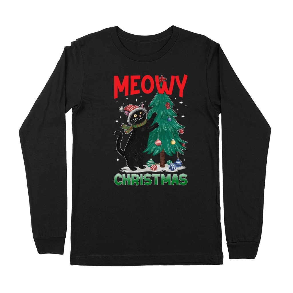 meowy christmas Premium Long Sleeve