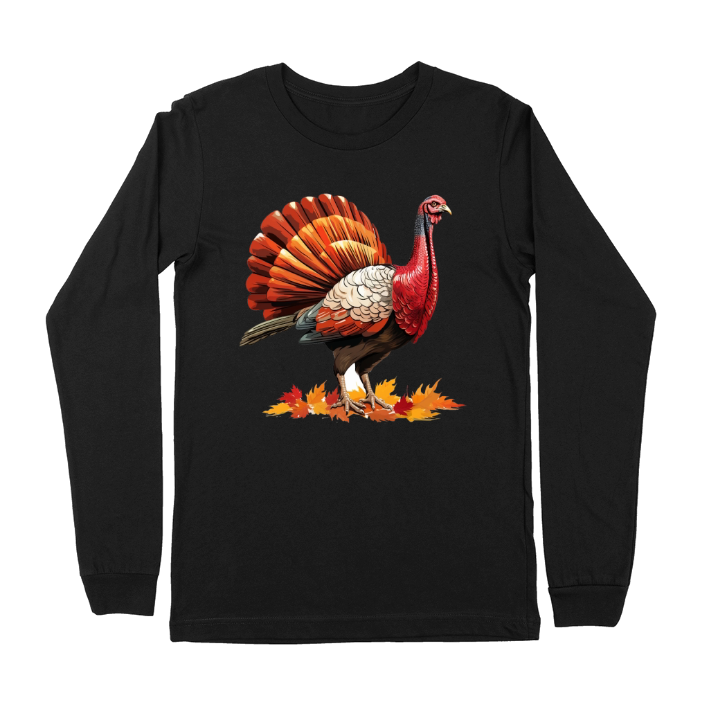 Thanksgiving Funny Turkey 06 Premium Long Sleeve