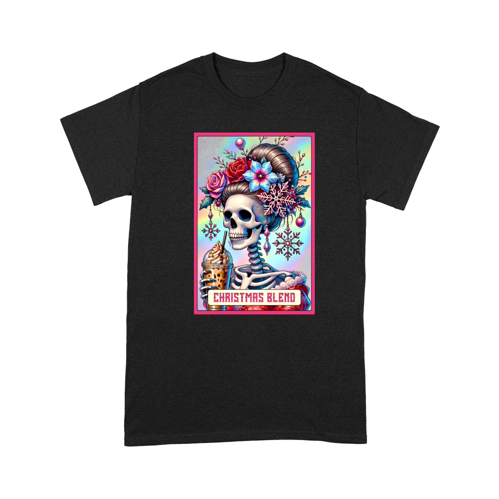 14.Christmas Skeleton Taro Cards Bundle Premium T-shirt