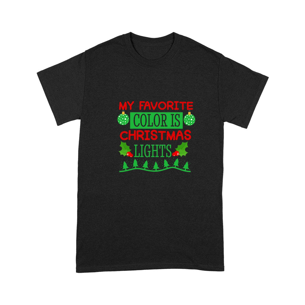My Favorite Color is Christmas Lights 4 Premium T-shirt
