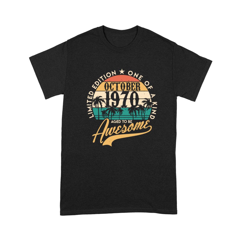 October 1970 birthday gifts for men women Vintage Premium T-shirt